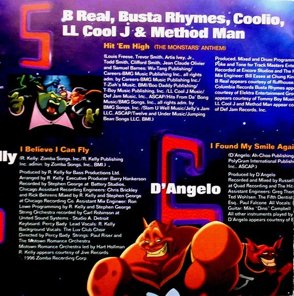 Various Space Jam CD colonna sonora usata NM 1996