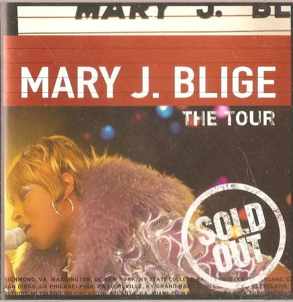Mary J. Blige The Tour CD album live 1998