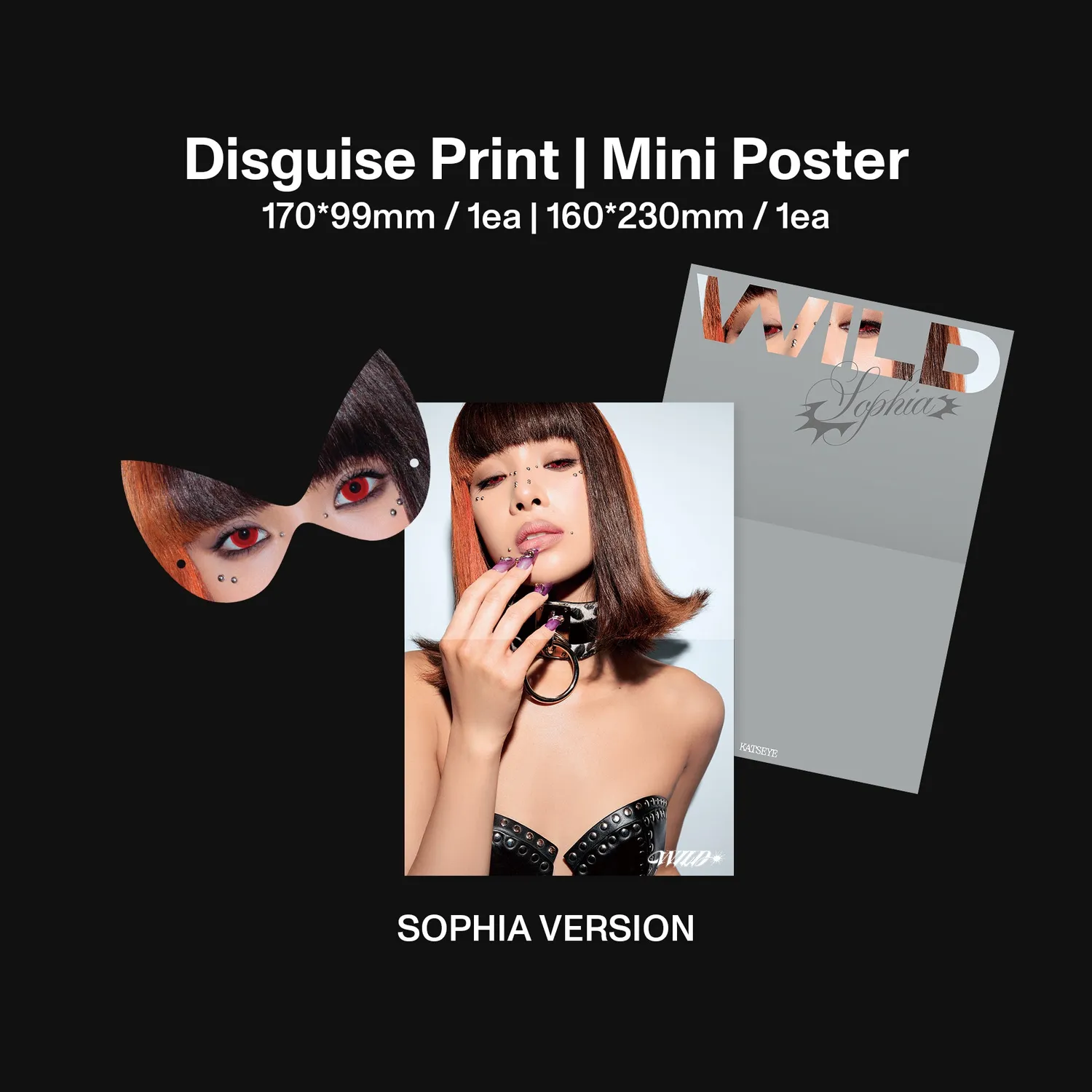 KATSEYE WILD Sophia ver. CD con photobook