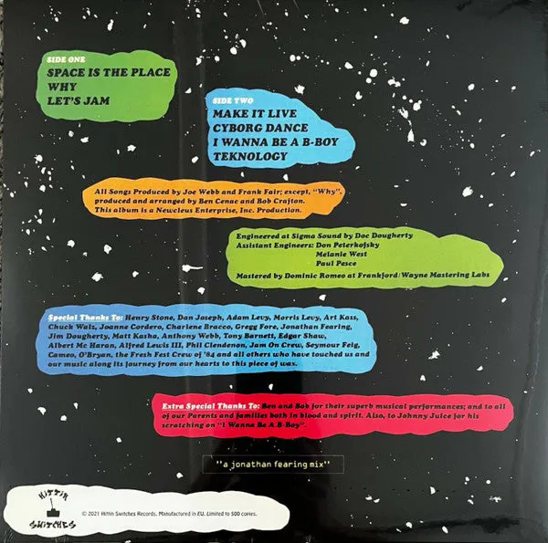 Newcleus Space Is The Place LP vinile ristampa