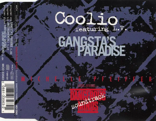 Coolio Gangsta's Paradise CD maxi singolo usato