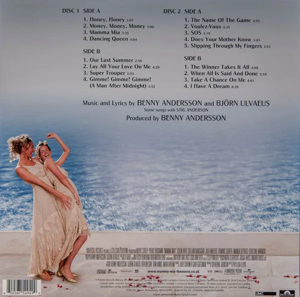 Various Mamma Mia Soundtrack doppio vinile disco mint