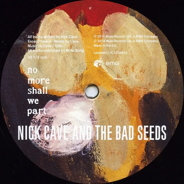 Nick Cave Bad Seeds No More Shall We Part 2LP ristampa Mint