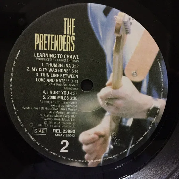 The Pretenders Learning To Crawl vinile LP new wave