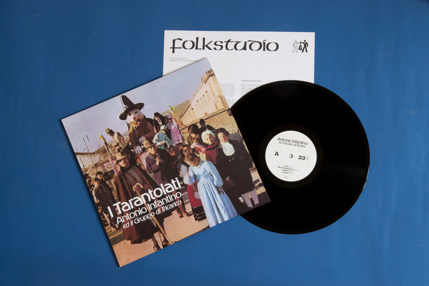 Black Sweat Antonio Infantino I Tarantolati vinile LP folk