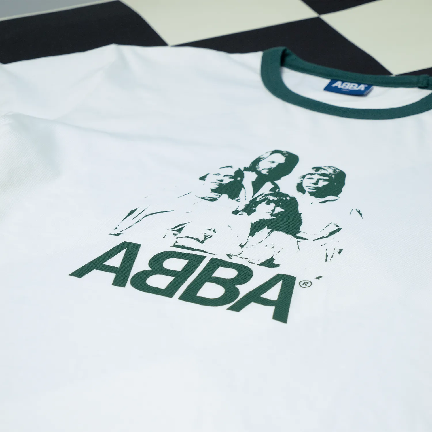 ABBA Ringer maglietta off-white verde Gimme