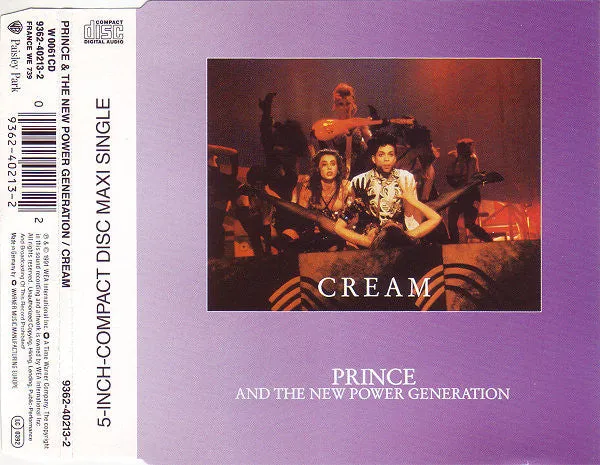Prince Cream CD maxi singolo funk VG+