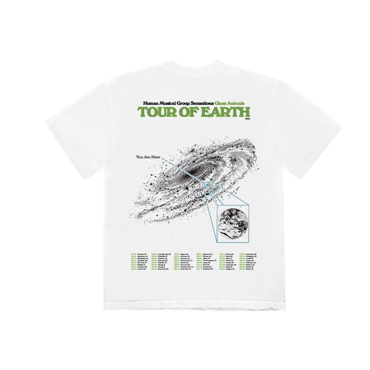 Polydor I Love You So F***ing Much Tour t-shirt bianca