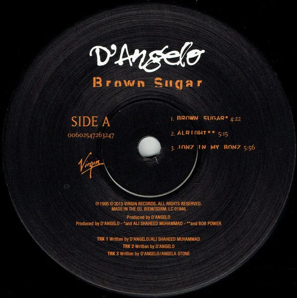 D'Angelo Brown Sugar 2 LP 180g neo soul Back To Black