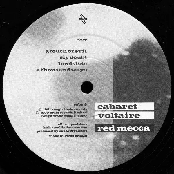 Cabaret Voltaire Red Mecca vinile LP ristampa UK