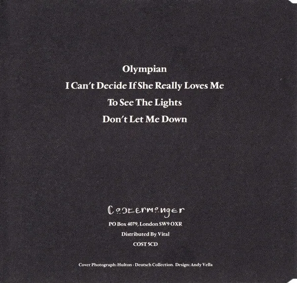 Gene Olympian CD Singolo 4 Brani Cost 5CD 1995