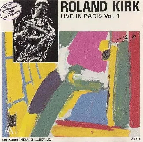 Roland Kirk Live In Paris Vol.1 CD VG+ post bop
