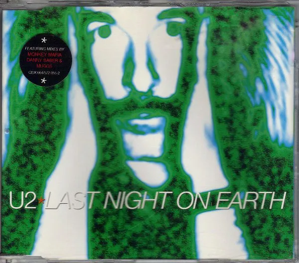 U2 Last Night On Earth CD singolo 1997 remix