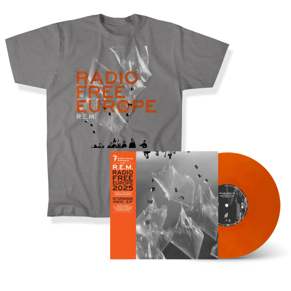 R.E.M. Radio Free Europe 2025 EP vinile 10" + maglietta