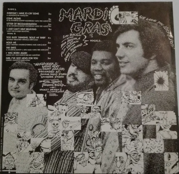 Mardi Gras The Mardi Gras Vinile LP Edizione 1971 Italia