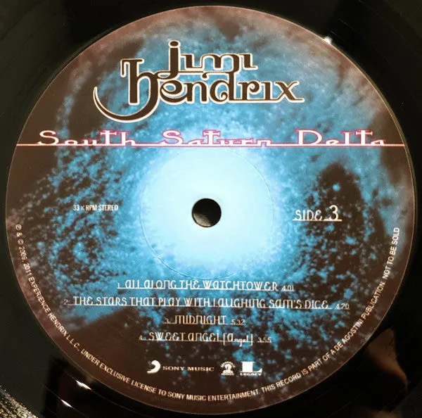 Jimi Hendrix South Saturn Delta doppio vinile 2xLP 180