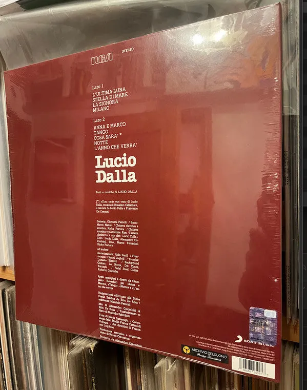 Lucio Dalla omonimo LP vinile 180 grammi remaster