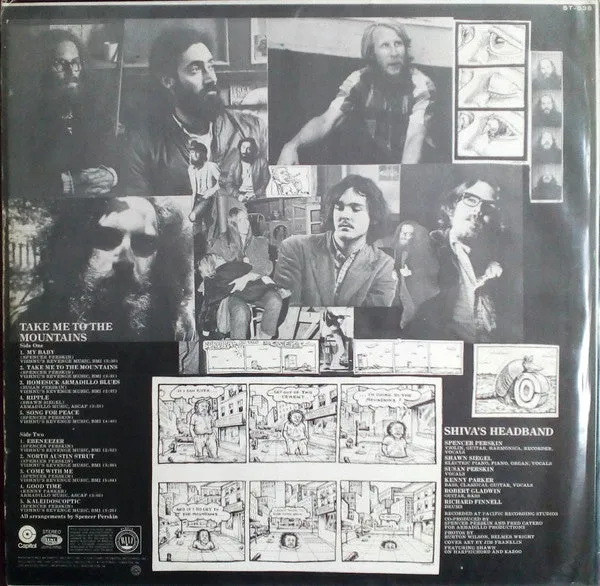 Shiva's Headband Take Me To Mountains LP USA 1969