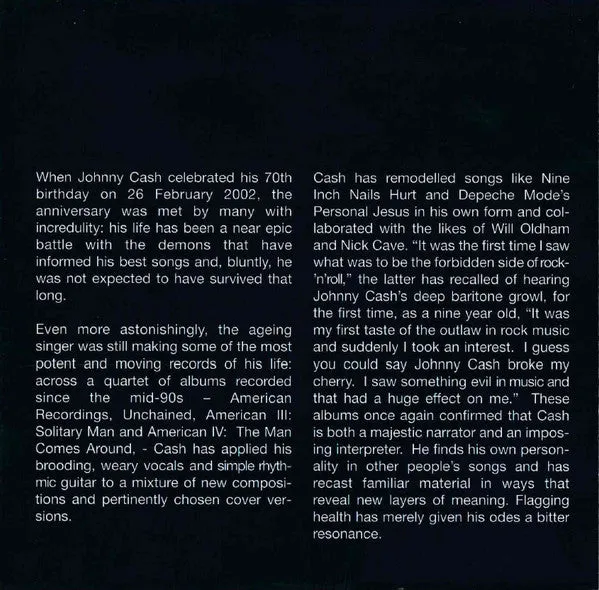 Johnny Cash Classic Johnny Cash CD compilation 15 brani