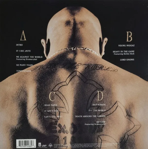 2Pac Me Against The World doppio vinile 2xLP 180g Mint