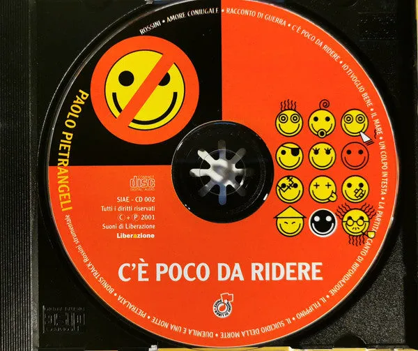 Paolo Pietrangeli C'è Poco da Ridere CD usato VG+