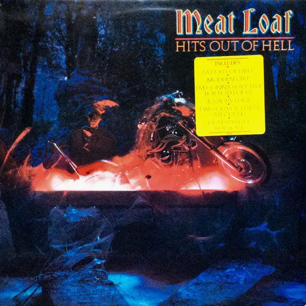 Meat Loaf Hits Out Of Hell vinile LP compilation classic rock