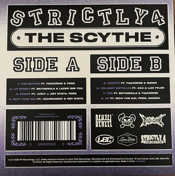 Denzel Curry Strictly 4 The Scythe LP tan limitato