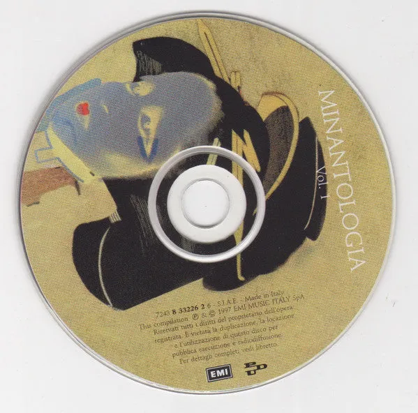 Mina Minantologia 2xCD compilation 1997