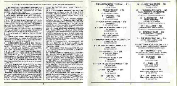 Americans in Paris Vol.1 CD compilation mono