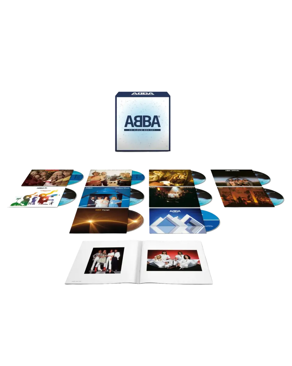 Polydor ABBA Studio Albums box 10 CD deluxe con Voyage pop