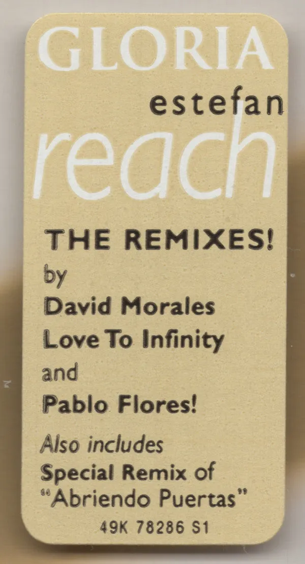 Gloria Estefan Reach CD maxi singolo remix 1996