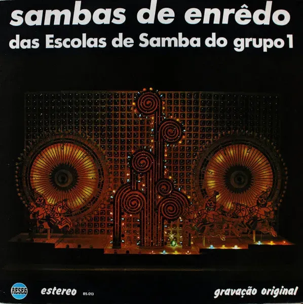Various Sambas De Enredo vinile LP usato samba 1972