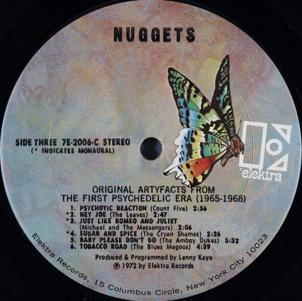 Various Nuggets Artyfacts 2xLP compilation mono VG+
