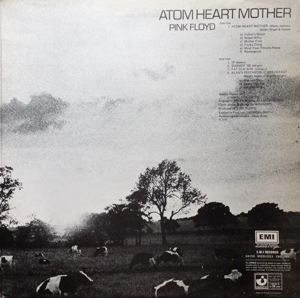 Pink Floyd Atom Heart Mother vinile LP ristampa 1976 VG