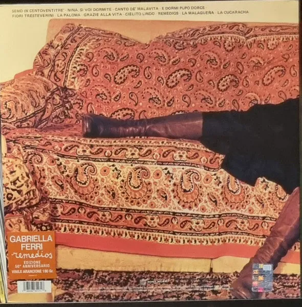 Gabriella Ferri Remedios LP vinile arancione 180 grammi