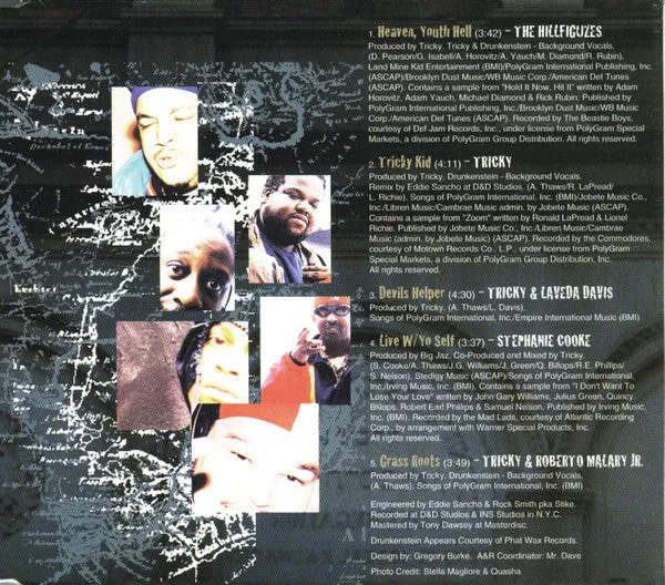 Tricky Grassroots CD EP trip hop FLP