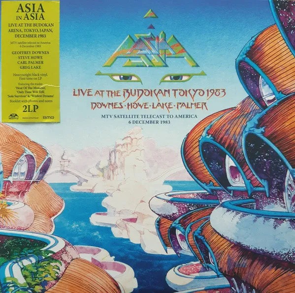 Asia Live At The Budokan Tokyo 1983 doppio vinile 2xLP