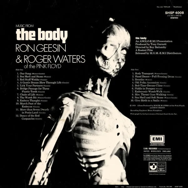 Ron Geesin Waters Music From The Body vinile LP ristampa NM