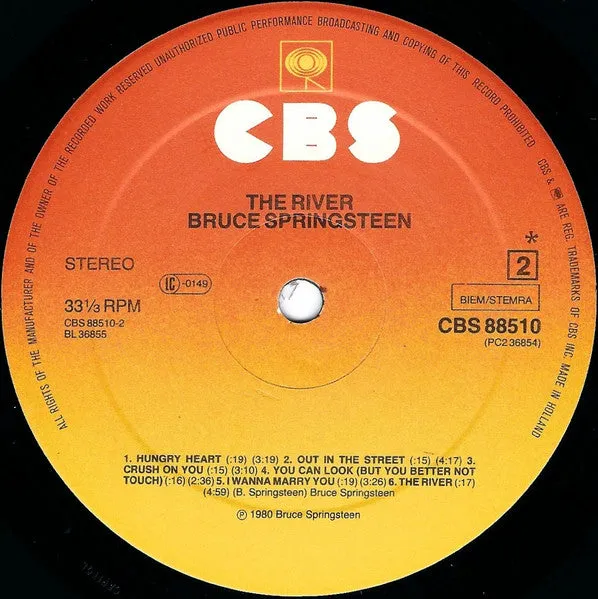Bruce Springsteen The River Doppio Vinile 2xLP Holland 1980