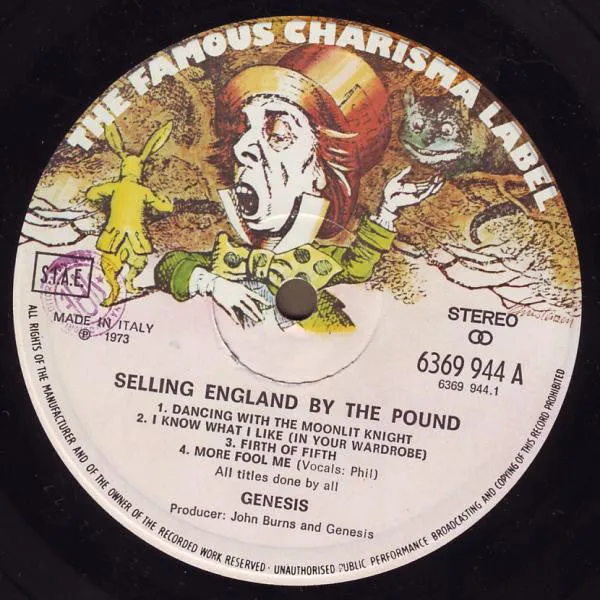 Genesis Selling England By The Pound LP apribile prog