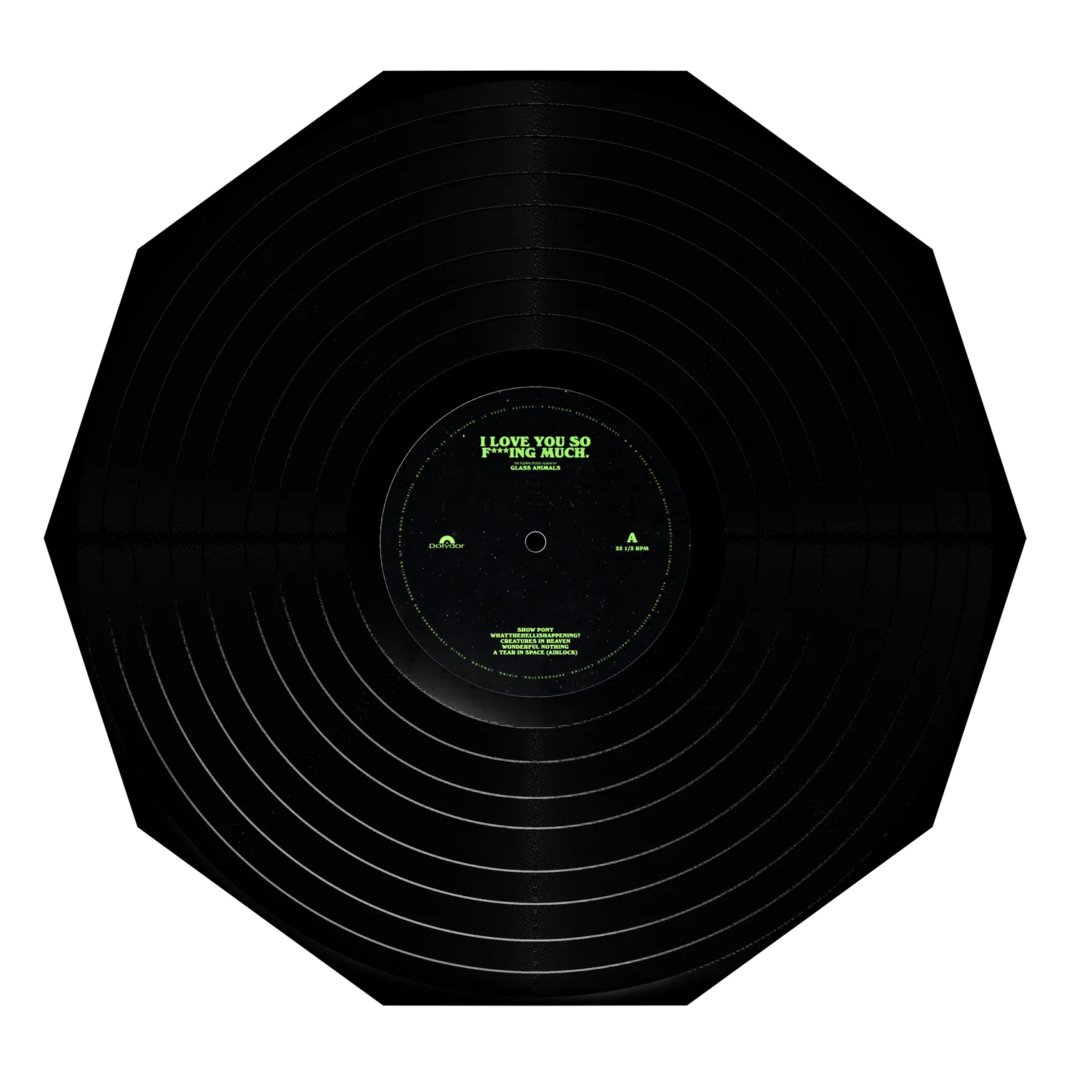 Polydor Records ILYSFM Decagon vinile nero 180g decagonale