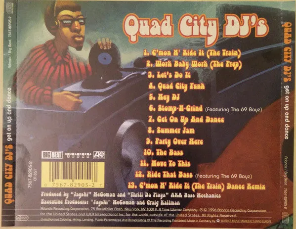 Quad City DJ’s Get On Up And Dance CD Album House