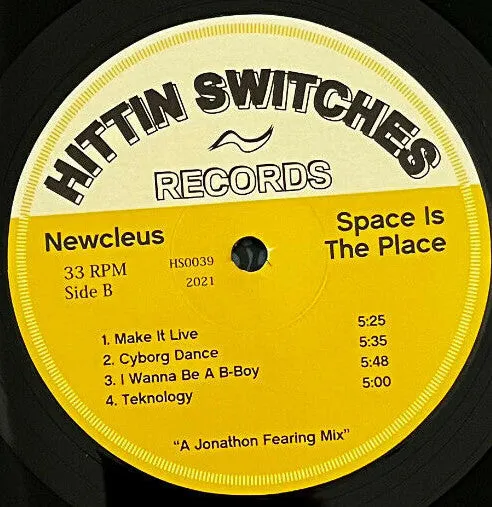 Newcleus Space Is The Place LP vinile ristampa