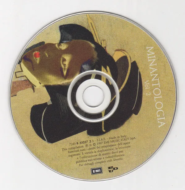 Mina Minantologia 2xCD compilation 1997