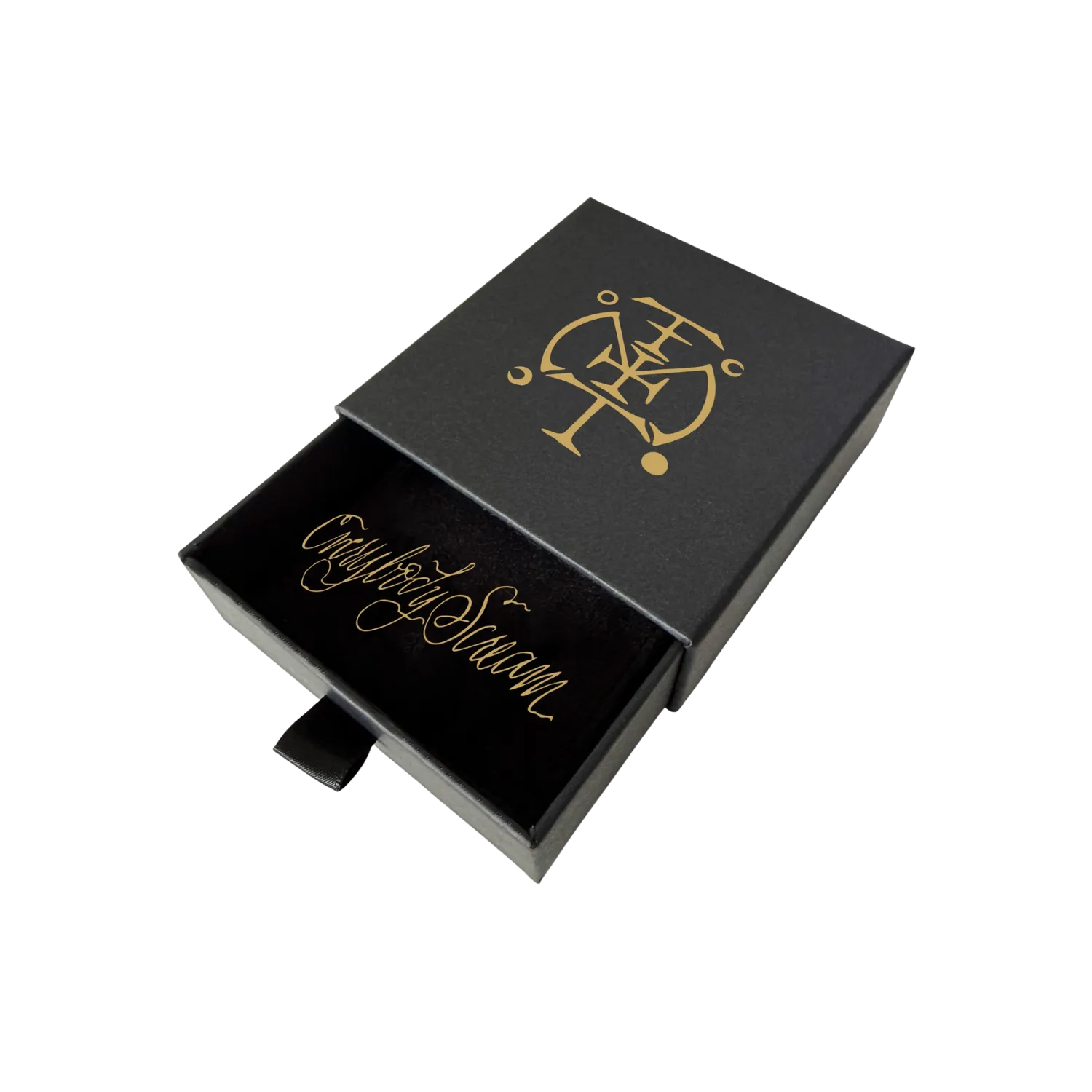 Polydor Records Sigil Choker collana velluto oro