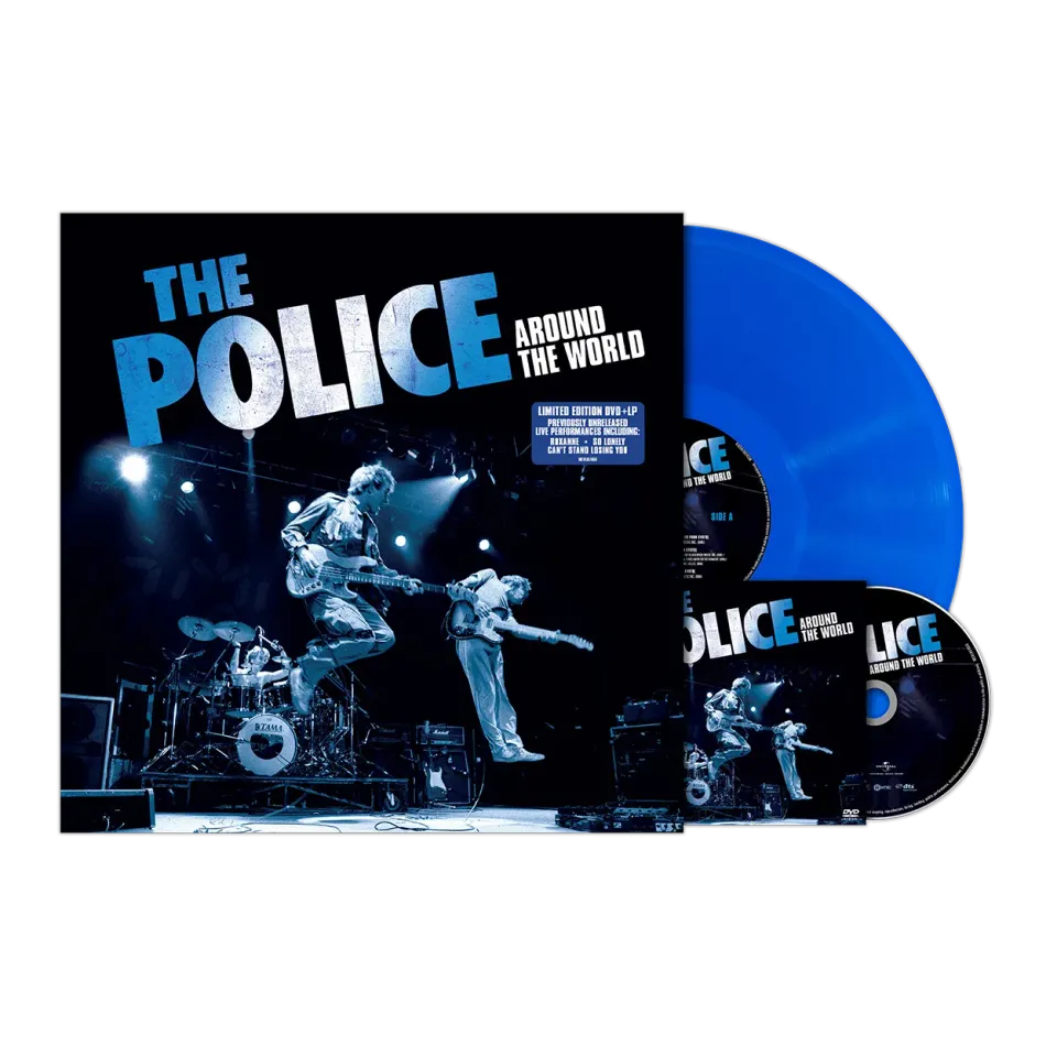 Polydor Around The World LP vinile blu + DVD