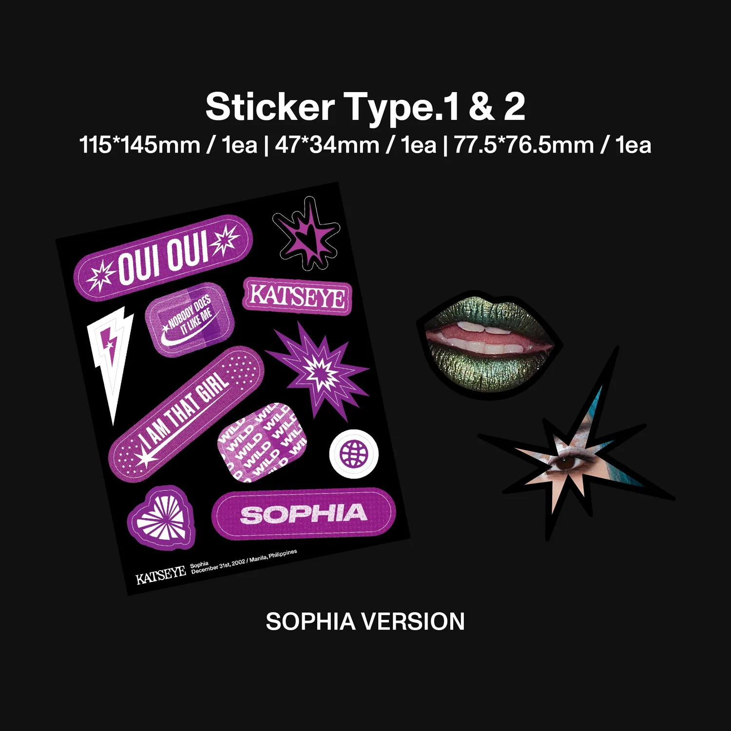 KATSEYE WILD Sophia ver. CD con photobook