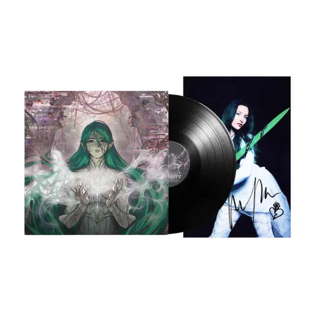 Au/Ra Heartcore vinile LP + stampa firmata bundle