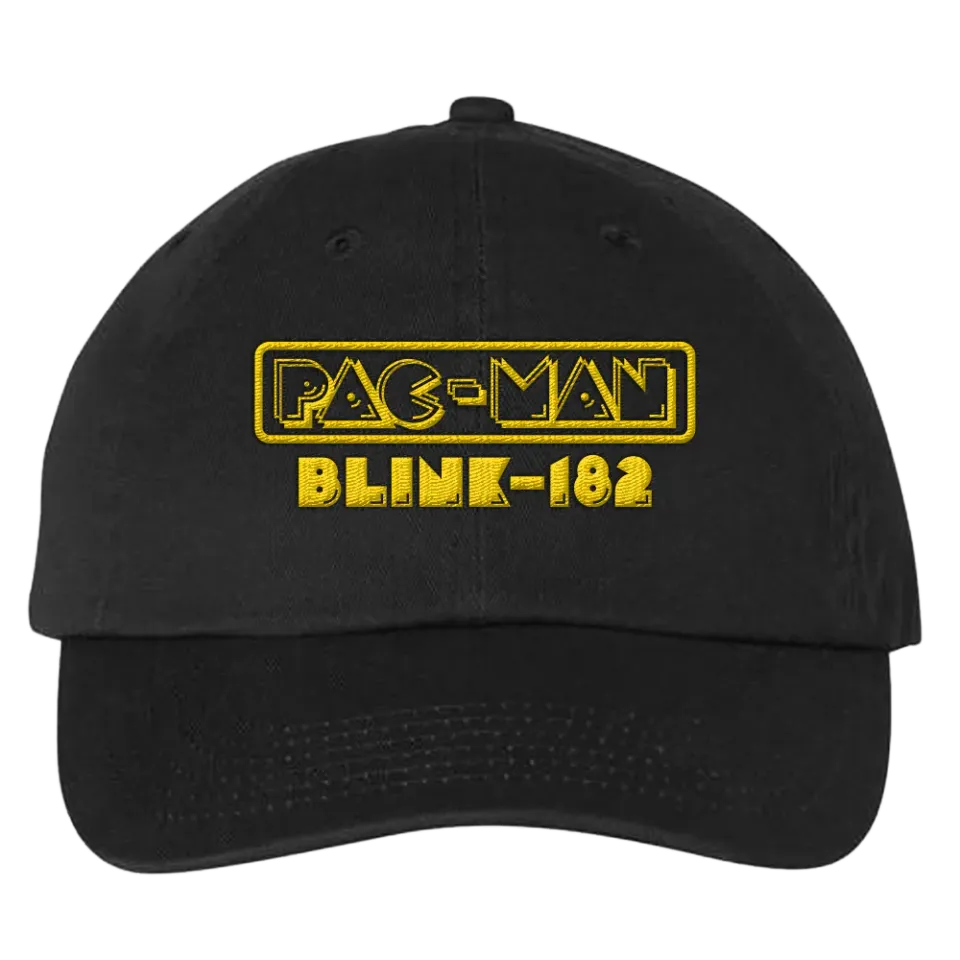 Blink-182 Pac-Man Dad Hat cappellino ricamato