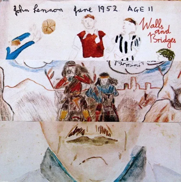 John Lennon Walls And Bridges LP vinile bianco USA 1974